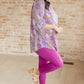 Lizzy Top in Lavender Ditsy Floral