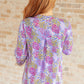 Lizzy Top in Lavender Ditsy Floral