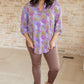 Lizzy Top in Lavender Ditsy Floral