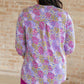 Lizzy Top in Lavender Ditsy Floral