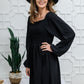 Love Like This Long Sleeve Dress in Black