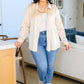 Loved For Years Satin Button Up In Beige