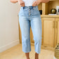 Mandy High Rise Vintage Wide Leg Crop Jeans (1/25)