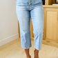 Mandy High Rise Vintage Wide Leg Crop Jeans (1/25)