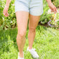 Marley Mid Rise Rainbow Thread Shorts