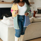 Marquee Lights Striped Cardigan