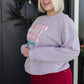 Merry Christmas Sweatshirt in Grey