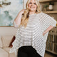 Meyers Striped High Low Boxy Top