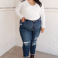 Mid-Rise Thermal Boyfriend Jeans