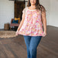 Not So Serious Floral Blouse in Pink