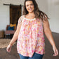 Not So Serious Floral Blouse in Pink