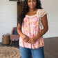 Not So Serious Floral Blouse in Pink