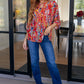 Not So Silly Keyhole Neckline Blouse