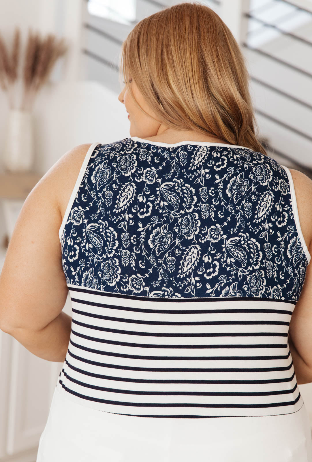 Paisley Knotted Tank