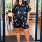 Party Animal Leopard Print Satin Set in Black