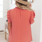 Peony Swiss Dot Top