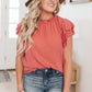 Peony Swiss Dot Top
