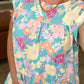Understanding the Assignment Floral Babydoll Top in Teal