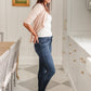 Rachel Mid-Rise Skinny Jeans (24W)
