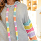 Rainbow Connection Striped Hoodie