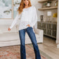 Relax With Me Knit Top in White