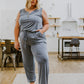 Relaxing Weekend Sleeveless Jumpsuit