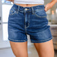 Riley Mid Rise Classic Denim Shorts (4XL)