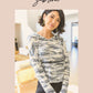 Around the World Draped Sleeve Blouse