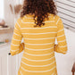 Sailing Stripes Top in Yellow