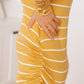 Sailing Stripes Top in Yellow