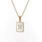18K Gold Plated Initial Necklace