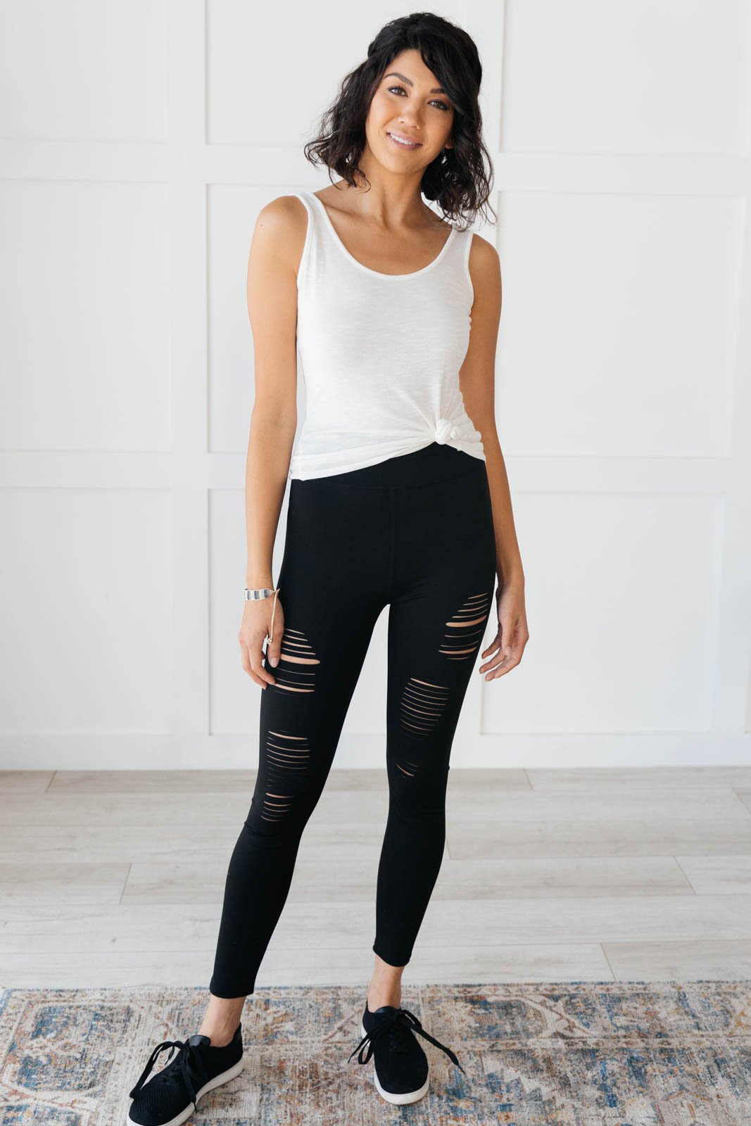 M MODDY Women's Slim FIT Black Stretchable Ankle Length Knee Cut Denim  Lycra Jeans