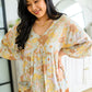 Singled Out Floral Blouse in Green
