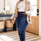 Snug And Stylish Plaid Fur Lined Wide Collar Vest