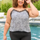 Spots N Lace Camisole In White