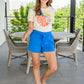 Start the Day Shorts in Blue
