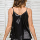 Stayin' Alive V-Neck Sequin Tank in Gold
