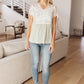 Stripes Of Olive Top