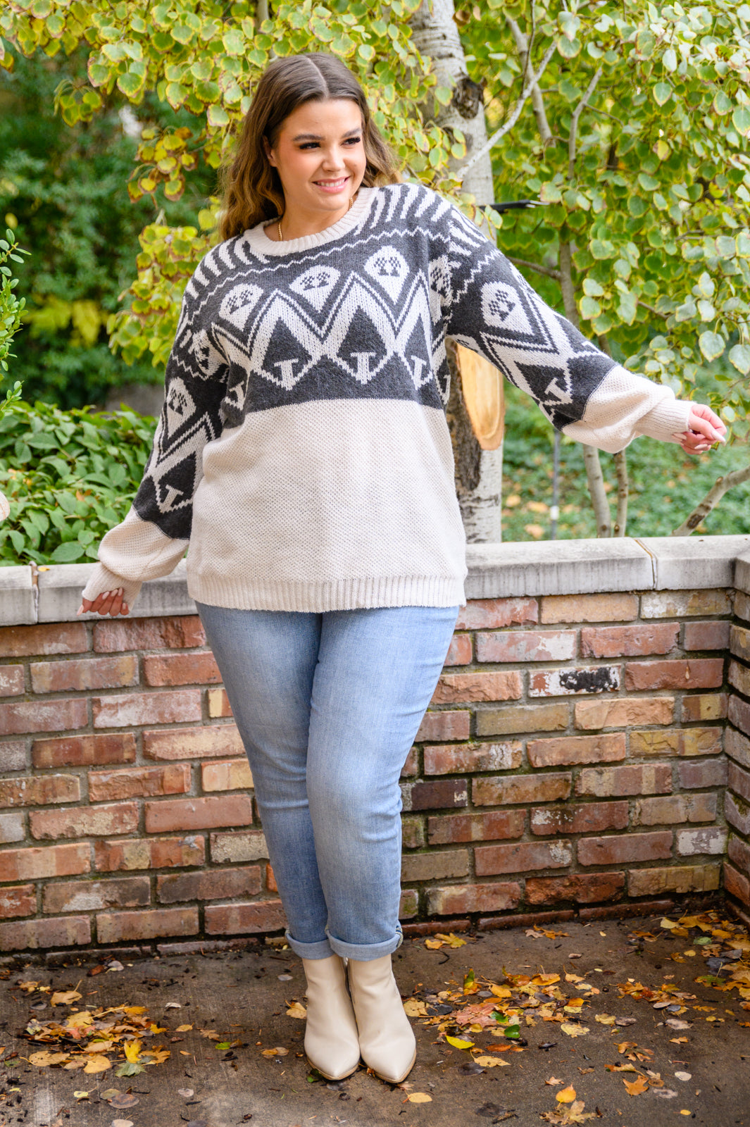 Summit Sweater In Charcoal