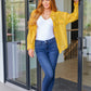 Sweeter Than Nectar Lace Button Down in Honey