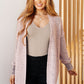 The Way It Was Cardigan in Mauve
