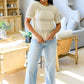 Thea Crocheted Knit Top