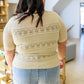 Thea Crocheted Knit Top