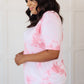 Think Pink Tie Dye Top