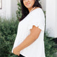 Tiered Top in White