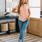 Tippy Top Ribbed Knit Henley