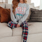 Merry Christmas Sweatshirt in Grey