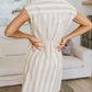 Twisted and Tailored Striped Dress