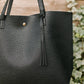 Valerie Faux Leather Tote Bag