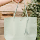 Valerie Faux Leather Tote Bag